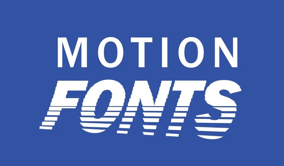 10 GREAT fonts for motion graphics