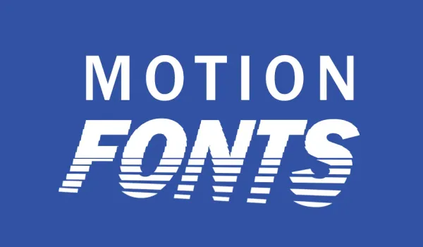 Motion Fonts Hero Image